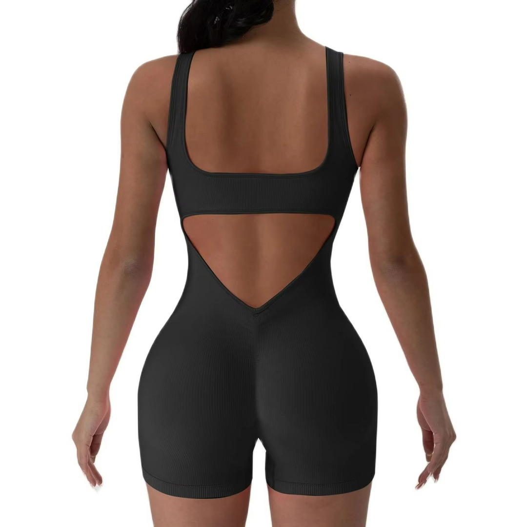 Liora Jumpsuit Pilates Dos Ouvert Sans Remplissage Confort Élégant