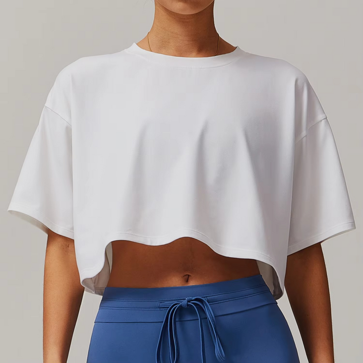 Kayla Top Pilates Coupe Large Aérienne Confort Élégant