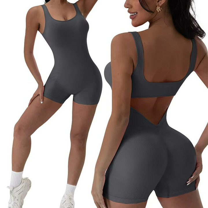 Liora Jumpsuit Pilates Dos Ouvert Sans Remplissage Confort Élégant