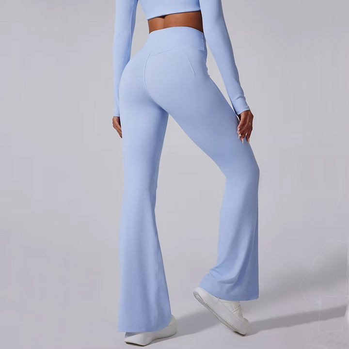 Légère Legging Pilates Flottante Taille Haute Contrôle Élégant