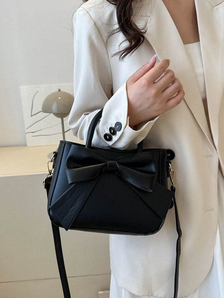 Mini sac à main carré – Élégant sac à main de couleur unie pour femme