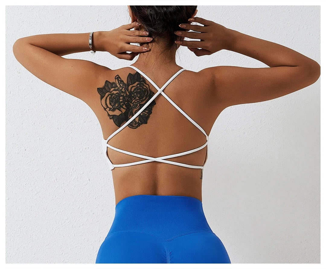 Back Cross Sports Bra - Siopie