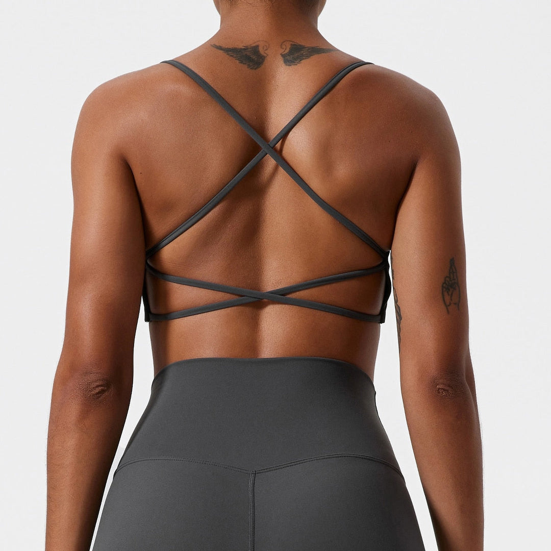 Back Cross Sports Bra - Siopie