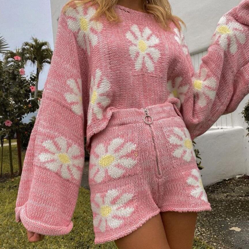 Amara Knit Matching Set – Soft Knit Two-Piece Outfit